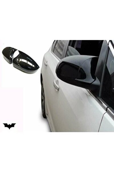 ROBUST Citroen C Elysee 2013 2021 Uyumlu Yarasa Ayna Kapağı Batman Parlak Siy...
