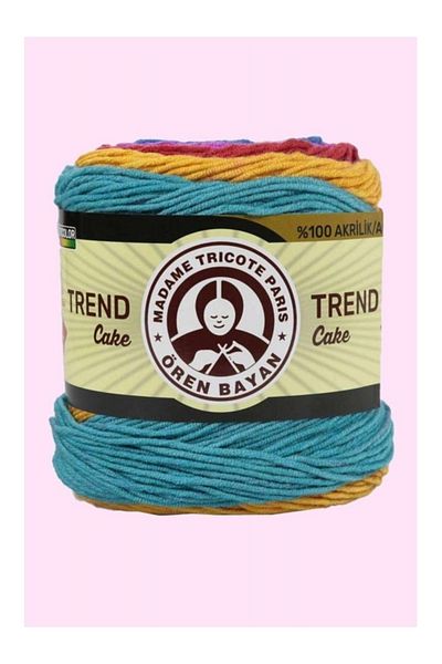 Ören Bayan Trend Cake Batik Marbled Hand Knitting Thread 621