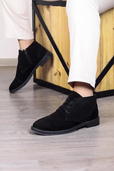 Ducavelli Masquerade z pravé kůže, protiskluzová podrážka, denní boty černé