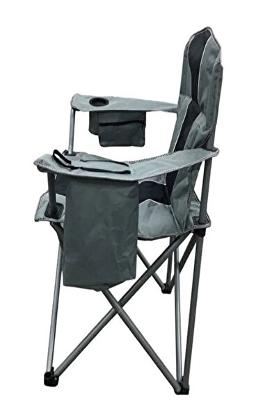 Altınkayaticaret Xxl Kalın Profil Geniş Kamp Sandalyesi Buzluklu Telefon Gözl...