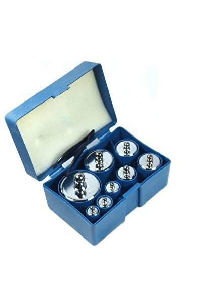 Genel Markalar Gramaj Seti 8 Parça Tartı Kalibrasyon Ağırlık Kilo Seti 10g 20...