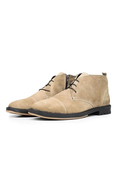 Ducavelli Γνήσιο δέρμα Masquerade Αντιολισθητική σόλα Daily Sand Beige