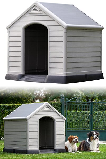 Binbirreyon Yüksek Tabanlı Köpek Kulübesi Büyük Boy 95cmx99cmx99cm Ua005