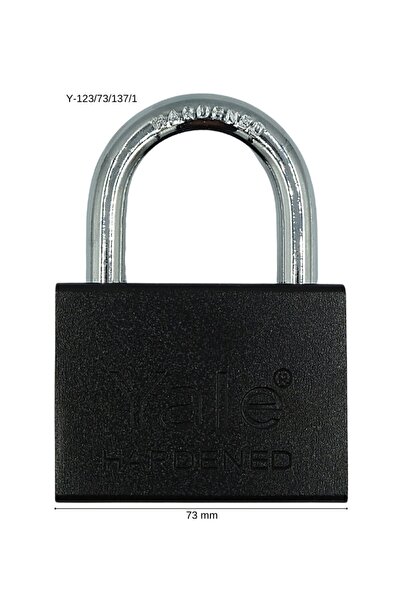 Yale kilit Yale Y123 Padlock with Protector Black (73mm)