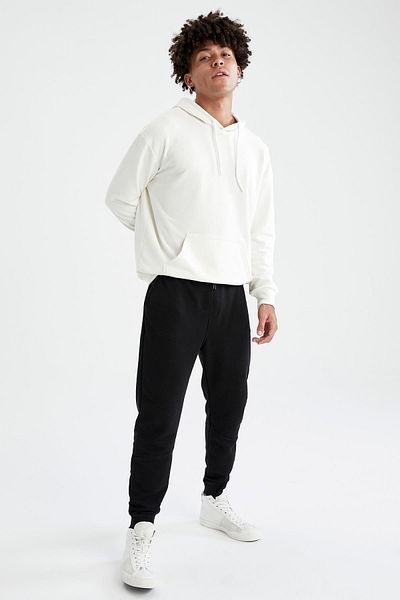 DeFacto Slim Fit Flexible Leg Reversible Pique Sweatpants