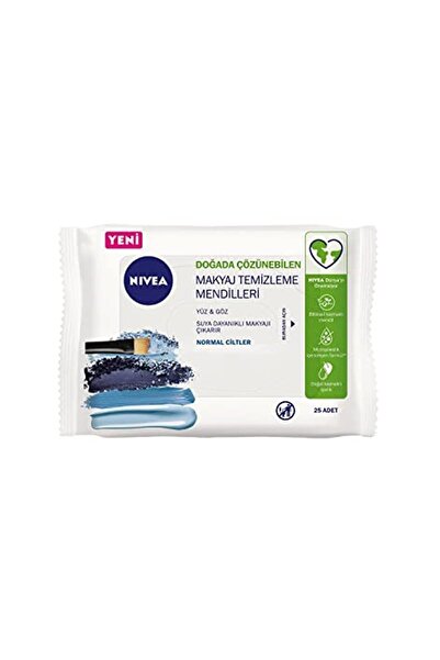 NIVEA 3'ü1 Arada Canlandırıcı Makyaj Temizleme Mendilleri (25 Adet),normal Ci...