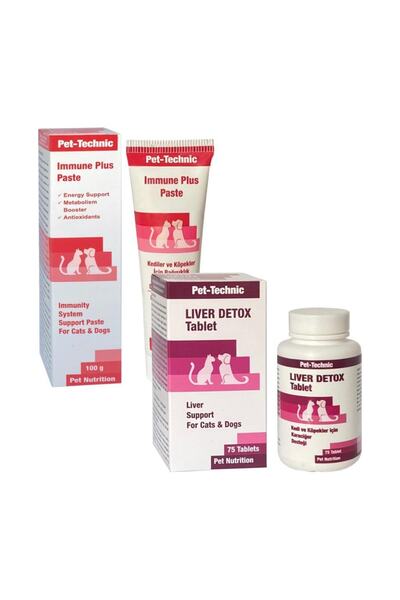 Pet Technic Immune Plus Pasta + Liver Detox Tablet