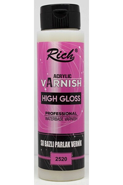 Rich Su Bazlı Parlak High Gloss Vernik 120 cc 120 2520