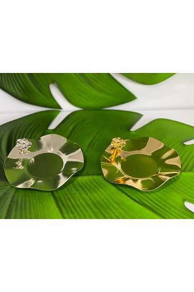 Morza Silver Metal Rose Tea Plate Presentation Holder - 12cm Catering