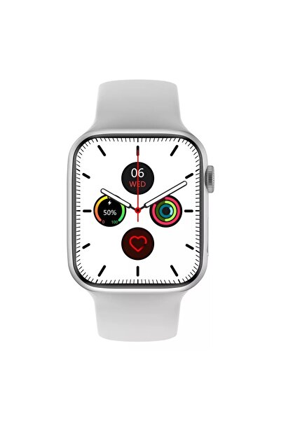 ŞEHR-İ PAZAR Watch W17 Gümüş Akıllı Saat Iphone Ve Android Tüm Telefonlara Uy...