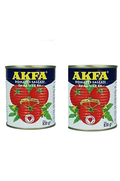 Akfa Salça Teneke 810 GR. X 2 Adet