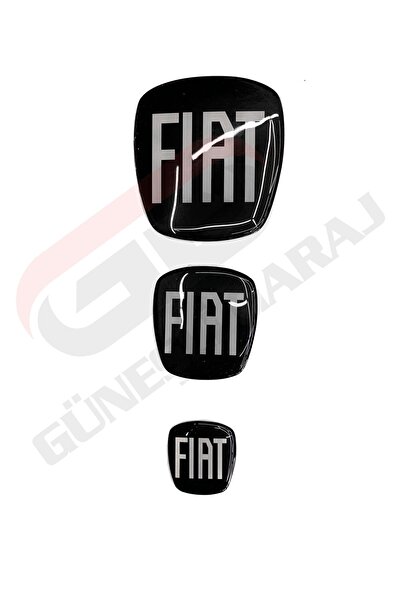 GÜNEŞLİ GARAJ Fiat Punto Fiat Logo Arma Set (3'lü)