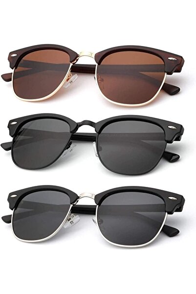 Polo55 Pl21prem002uclur3 3'lü Güneş Gözlüğü Seti