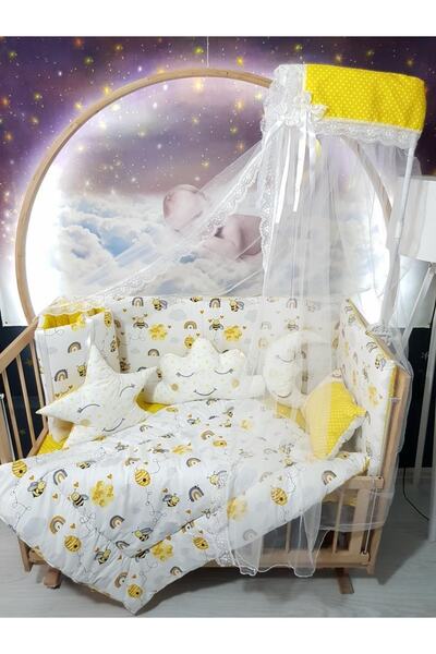 bebek_iklimi طقم نوم للأطفال من سلسلة خاصة مقاس 60 × 120 مكون من 11 قطعة مع ن...