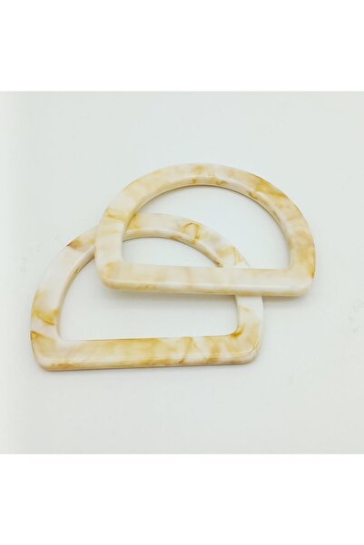 angel çanta aksesuar Model D Mâner pentru geantă din acril cu model de marmur...