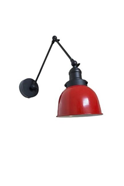 Dylight الرجعية المعادن الزخرفية البهلوانية ريفي الأحمر مفصلية الجدار الشمعدان