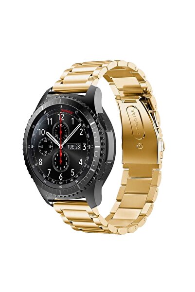 BİPOWER E2m Huawei Watch 22mm Krd-05 Klasik Metal Rose Gold Kordon