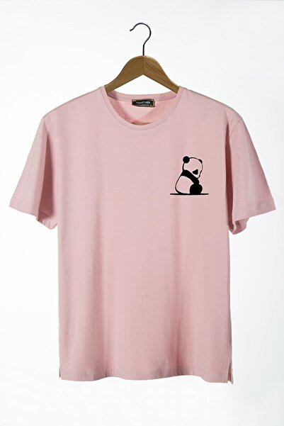 viptasarımtshirt Women's White Front Sun Printed Crew Neck Oversize Cotton T-shirt