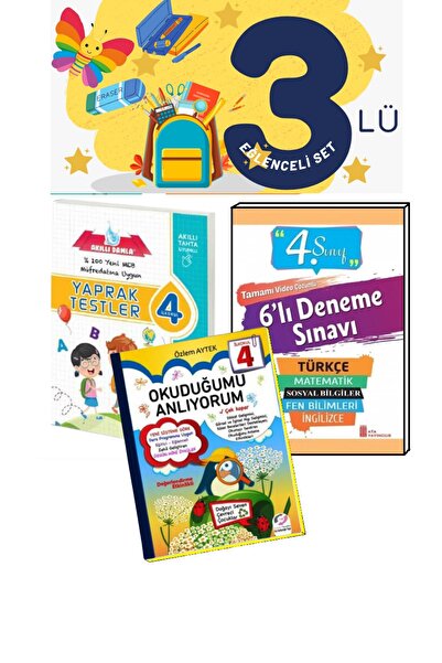 Ata Yayıncılık 4.sınıf Test + 6'lı Deneme Sınavı