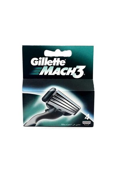 Gillette Mach3 Spare Shaving Blade Set of 4