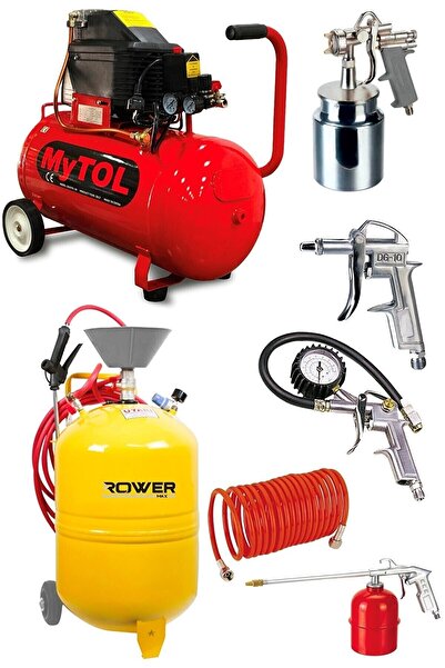 Genel Markalar Oto Yıkamacılara Ve Galerilere Özel Set 80 Litre Köpük Tankı 50 Litre Kompresör Ve Havalı Set