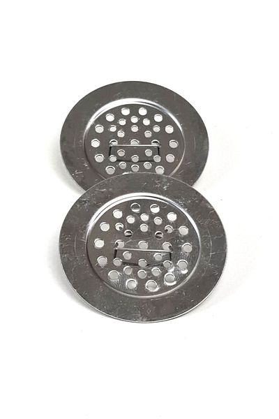 Binbirreyon Lockable Sink Sink Strainer 2 Pieces Set 55mm Metal Lb036