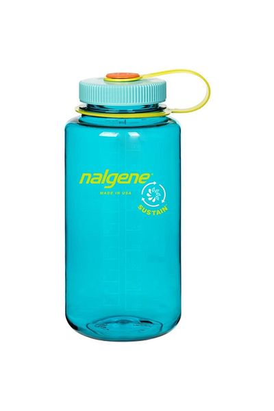 NALGENE قارورة مياه سعة 1 لتر باللون الفيروزي Wm Sustain - 32 أونصة