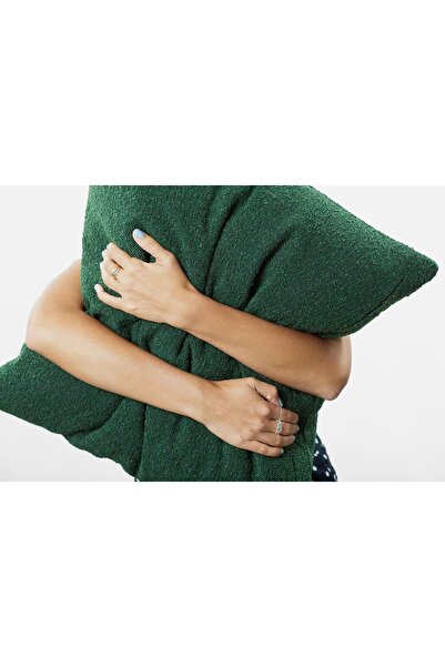 hoom concept Teddy Yeşil Acivert Kırlent Içi Elyaf Dolu