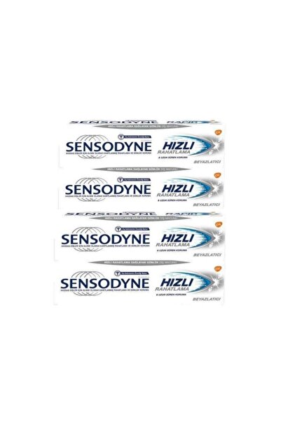 Sensodyne Hızlı Rahatlama Beyazlatıcı 75 Ml X 4 Adet