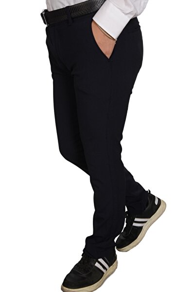 nacar çarşı Pantaloni din stofă pentru bărbați, cu picior îngust, croială sli...