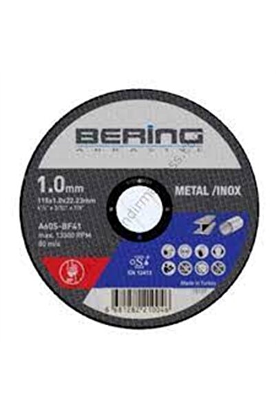 Bering 210046 115*1.0*22.23 Mm Inox Kesme Taşı