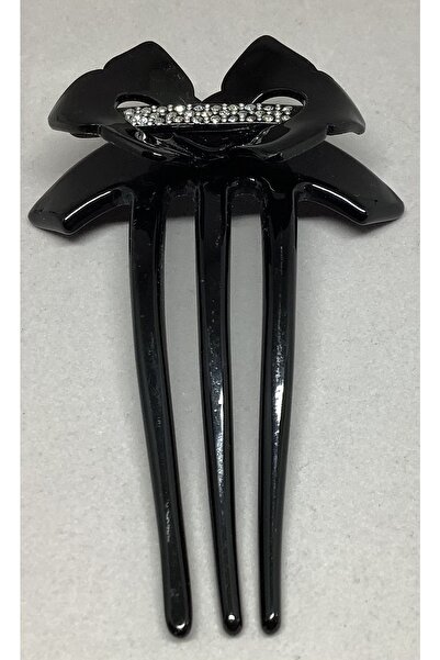 Noemi Fransiz Swaroski Mıhlama Taşlı Topuz Tarağı