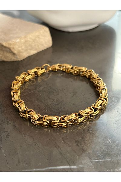 Jack Ferrero Men's Steel Color-Free Invoice Bracelet