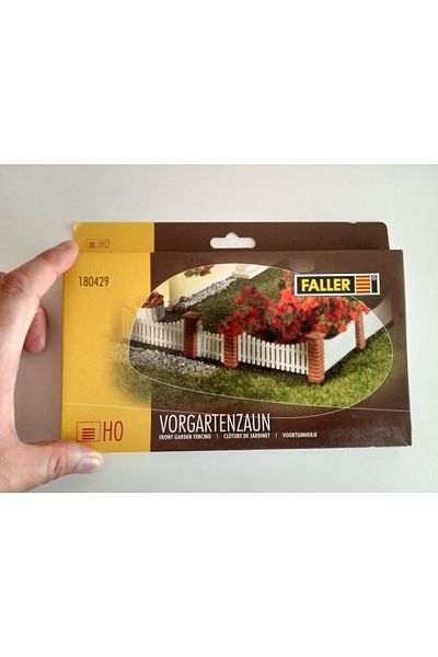 Faller 1:87 Ho White Garden Fences / Miniature Model