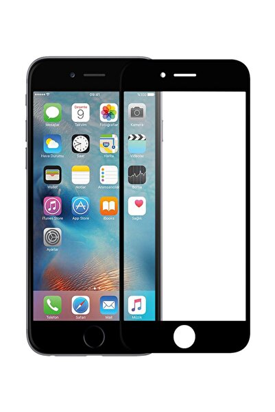 BİNANO سيراميك آيفون 7/8/se 2020 واقي شاشة أسود