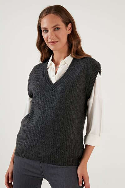 Lela Жіночий светр з V-подібним вирізом - 4616105