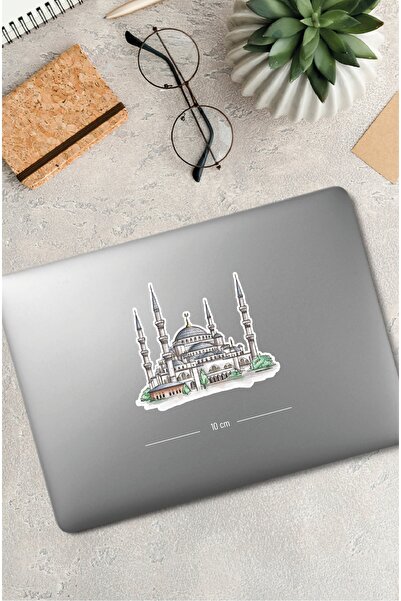 MuslimWalk Sultanahmet Camii Blue Mosque Laptop Sticker #t12