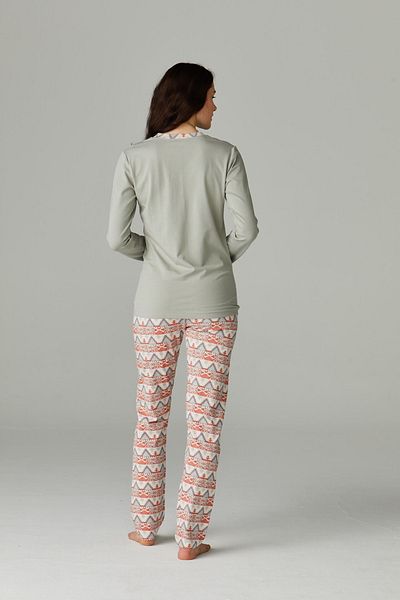 Feyza Pijama Σετ γυναικείες πιτζάμες Momo V-Neck