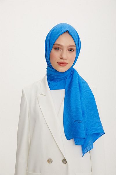 Armine Trend Star Shawl - Atsstr-561 - Albastru