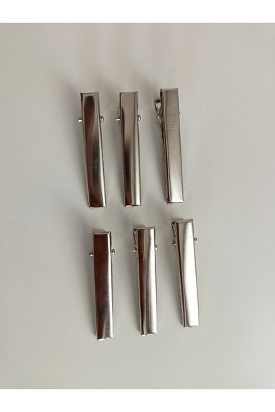 fabricorg Metal Forceps Hairpin (4.5 Cm)