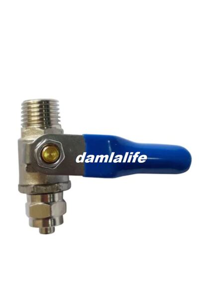 damlalife Su Arıtma Cihazı 1/4 Hat Alma Vanası 6 Mm Hortum Uyumlu