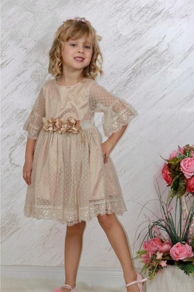 Sparrow Laurel Норка за момиче, дантела, рокля