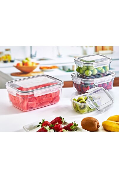 Tuka Home 4'lü Süper Sızdırmaz Saklama Kabı Set