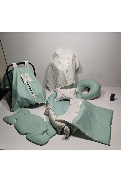 Balamira Yeşil Gökkuşağı 7 Parça Babynest Seti