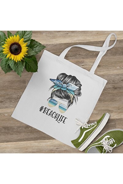 LADİJİTAL BASKI ÇÖZÜMLERİ Ειδική τυπωμένη υφασμάτινη τσάντα από ακατέργαστο ύ...