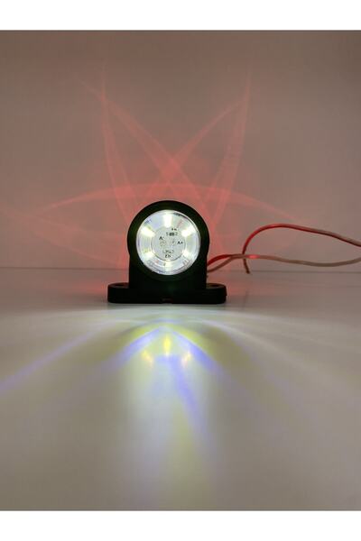 OTO AYHAN Takoz Lamba 12 Ledli Kırmızı\beyaz