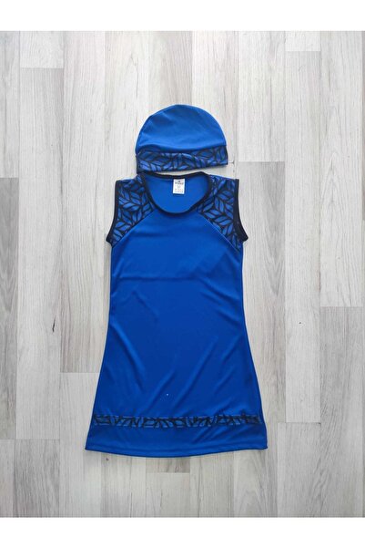 Argisa Kız Çocuk Kolsuz Taytlı Tesettür Mayo