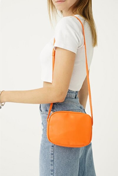 Top All BAG Turuncu Kadın Mini Urban Çapraz Askılı Çanta
