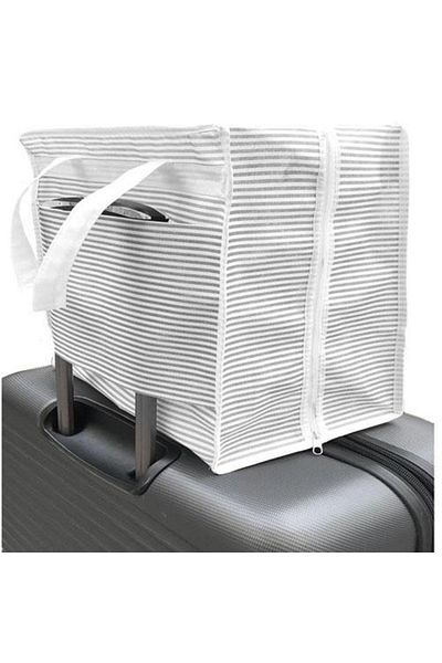 Xnews Striped Model Shoe Tote - Shoe Storage and Carrying Bag