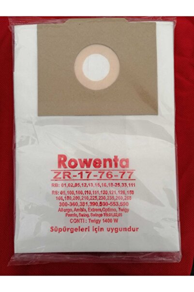 Rowenta Zr 17-76-77 Kağıt Torbası